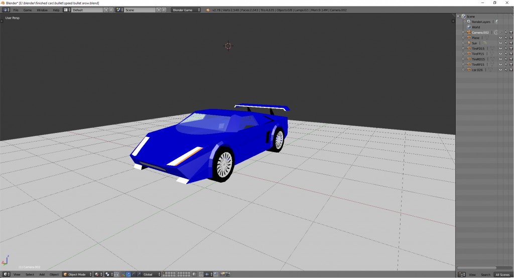 low poly race car game ready preview image 1